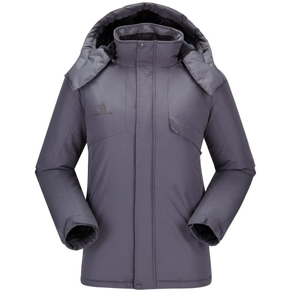 CAMEL CROWN Men's Waterproof Ski Jacket Warm Winter Snow Coat Mountain Windbreaker Hooded Raincoat