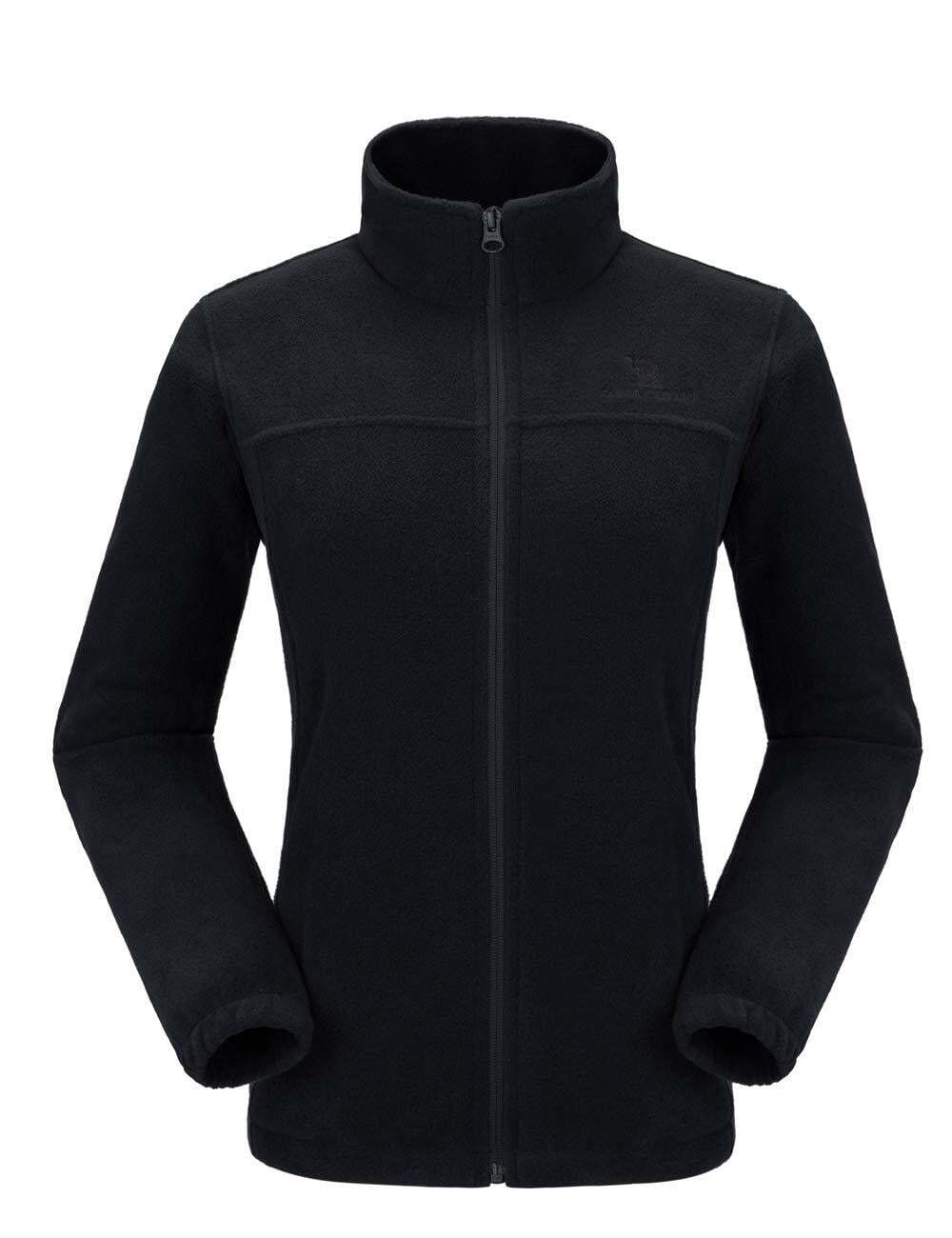 CAMEL CROWN Women's Full Zip Fleece Jacket with Pockets Warm Polar
