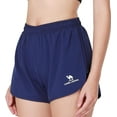 thumbnail image 1 of CAMEL CROWN Womens 2 in 1 Running Shorts Active Quick Dry Dolphin Running Shorts for Workout Training, 1 of 5