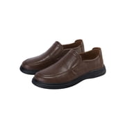 CAMEL Leather Shoes for Men Loafers Soft Mens Slip on Shoes Casual Comfort Moccasin Daily Flats Driving Lightweight Walking Sneakers Shoes Outdoor