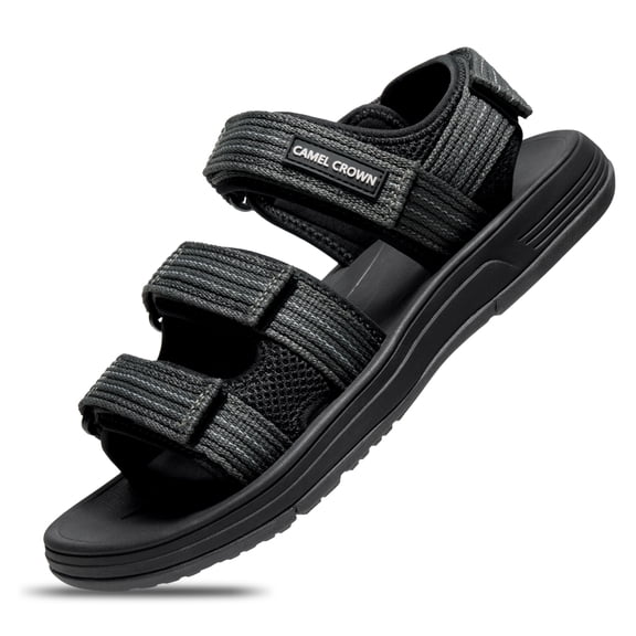 CAMEL Men's Hiking Sandals Adjustable Walking Sandals Breathable Waterproof Athletic Sandals Summer Casual Shoes Outdoor