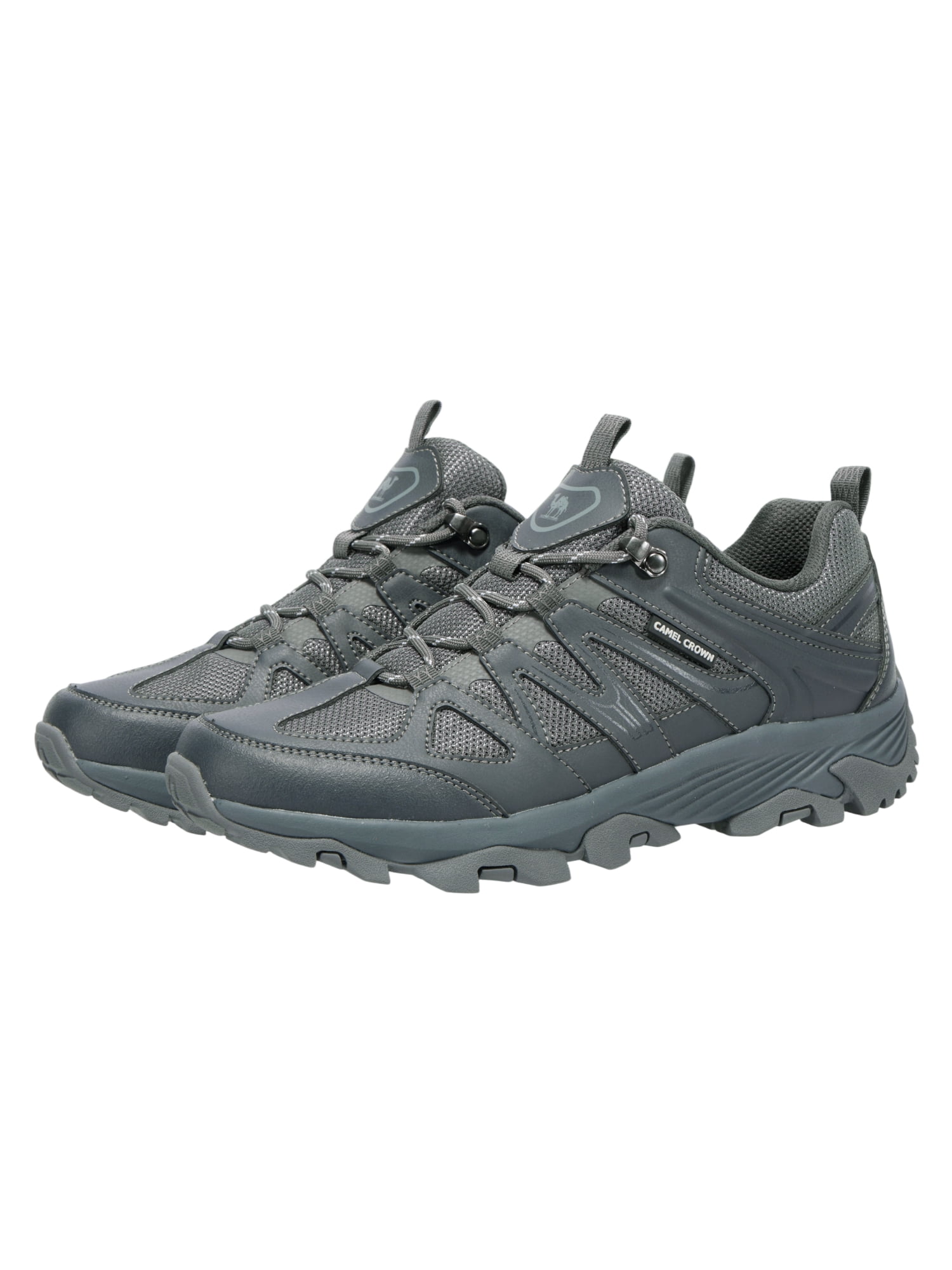 CAMEL Men's Hiking Shoes Comfort Sneakers Male Breathable Athletic Shoes Outdoor Running Walking Gray