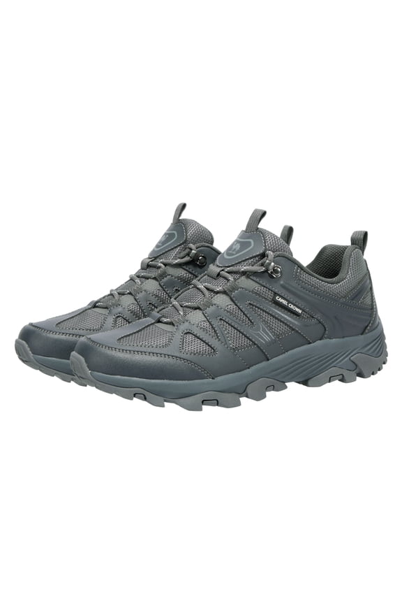 Men's Hiking Shoes Comfort Sneakers Male Breathable Athletic Shoes Outdoor Running Walking Gray