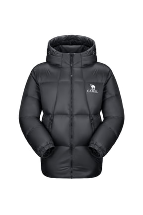 Men's Puffer Coat Jacket Lightweight Down Alternative Packable Winter Outerwear Coats Black