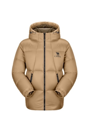 Men's Puffer Coat Jacket Lightweight Down Alternative Packable Winter Outerwear Coats Brown