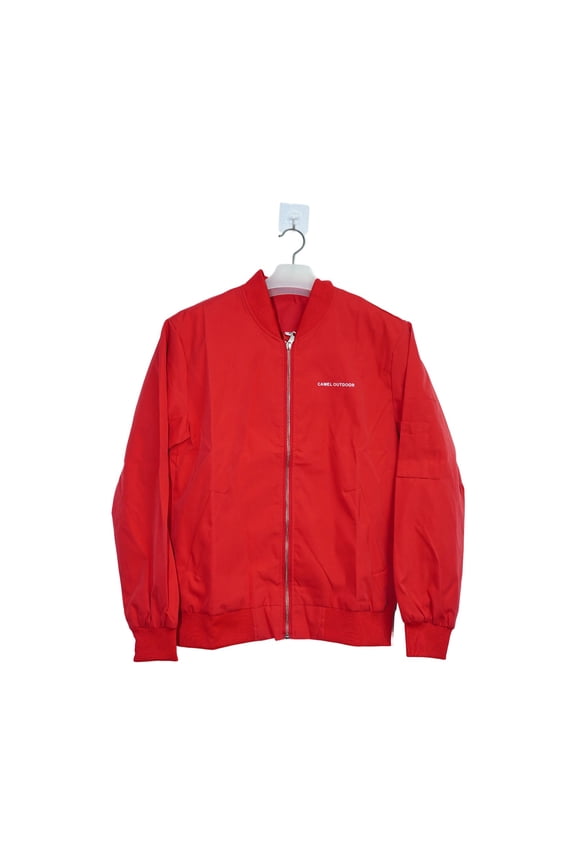Men's Bomber Jacket Lightweight Casual Flight Windbreaker Zip Up Coat with Pocket