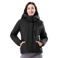 thumbnail image 1 of CAMEL Women's Ski Jackets Waterproof Fleece Jakcet Warm Hooded Windproof Winter Snow Outerwear Coats Black, 1 of 11