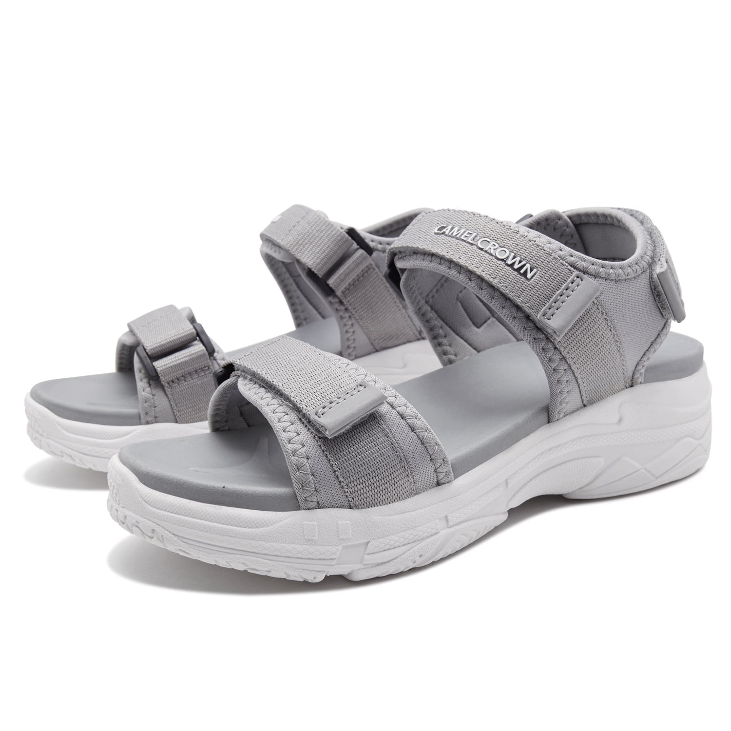 Unisex Grey Nobull Sandals with Adjustable Strap, size 7.5 womens Women main image 2