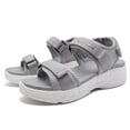 thumbnail image 1 of CAMEL Womens Hiking Sandals Comfortable Walking Sandals Open Toe Adjustable Velcro Sport Slingback Platform Casual Shoes Platform Sandals Gray, 1 of 9
