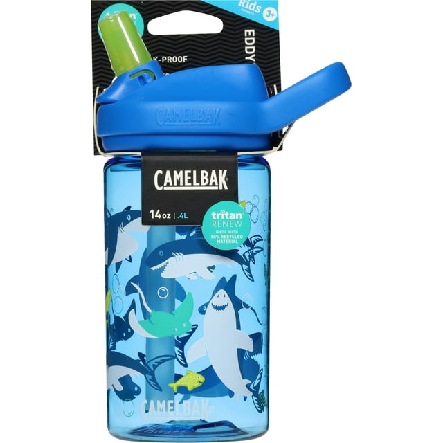 CAMELBAK EDDY+ 14 OUNCE KIDS 3+ SHANKS AND RAYS WATER BOTTLE 1 EA