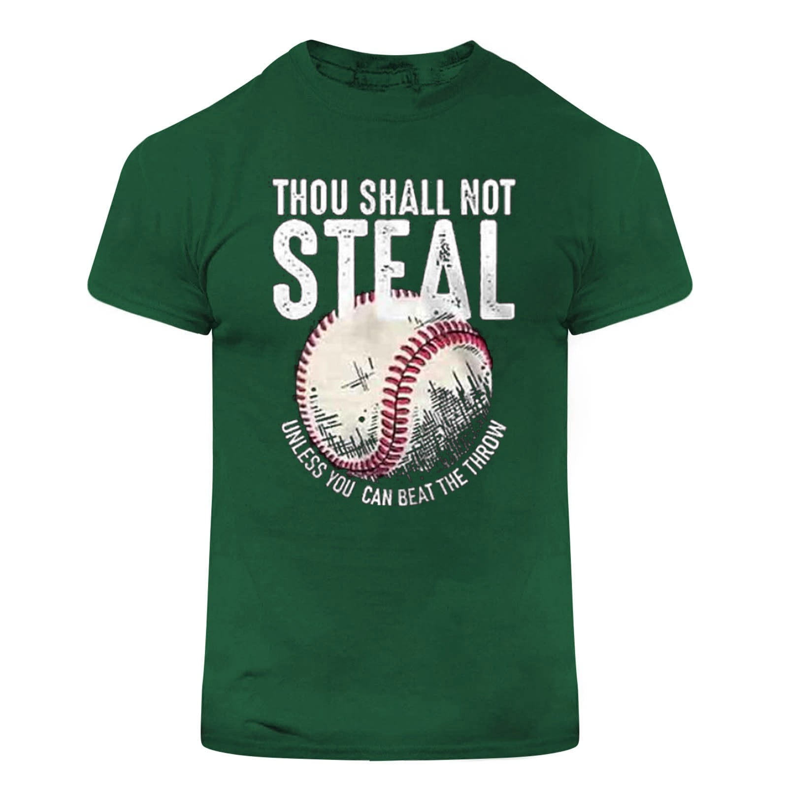 CAMERIARI Short Sleeve Crew Neck Baseball Sport TShirts For Men, Big