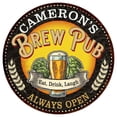 thumbnail image 1 of CAMERON'S Beer Pub Man Cave Metal Sign Home Decor 12 inch Round 200120025377, 1 of 1