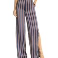thumbnail image 1 of CAMI NYC Womens Striped Wide Leg Casual Trouser Pants, Blue, Large, 1 of 2