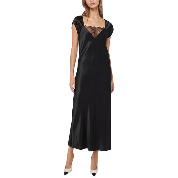 CAMI NYC womens Remy Silk Midi Dress, s