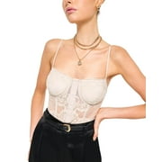 CAMI NYC womens Riona Bodysuit, 00