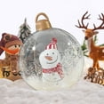 thumbnail image 1 of CAMIALA Christmas Inflatables Sale,24in Transparent Snowman Inflatable Christmas Decoration Ball,Christmas Outdoor Decor for Garden Lawn Party, 1 of 5