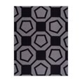 thumbnail image 1 of CAMILSON Area Rug - 5'3" x 7'3" Modern Geometric Stripe Rugs for Indoor – Black Non Slip Carpet for Living Room, Bedroom, Kitchen, Hallway, 1 of 6