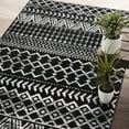 thumbnail image 1 of CAMILSON Crystal Black Area Rug 2'x3' Boho for Living Room Bedroom Dining Room Black Indoor Area Rugs, 1 of 9