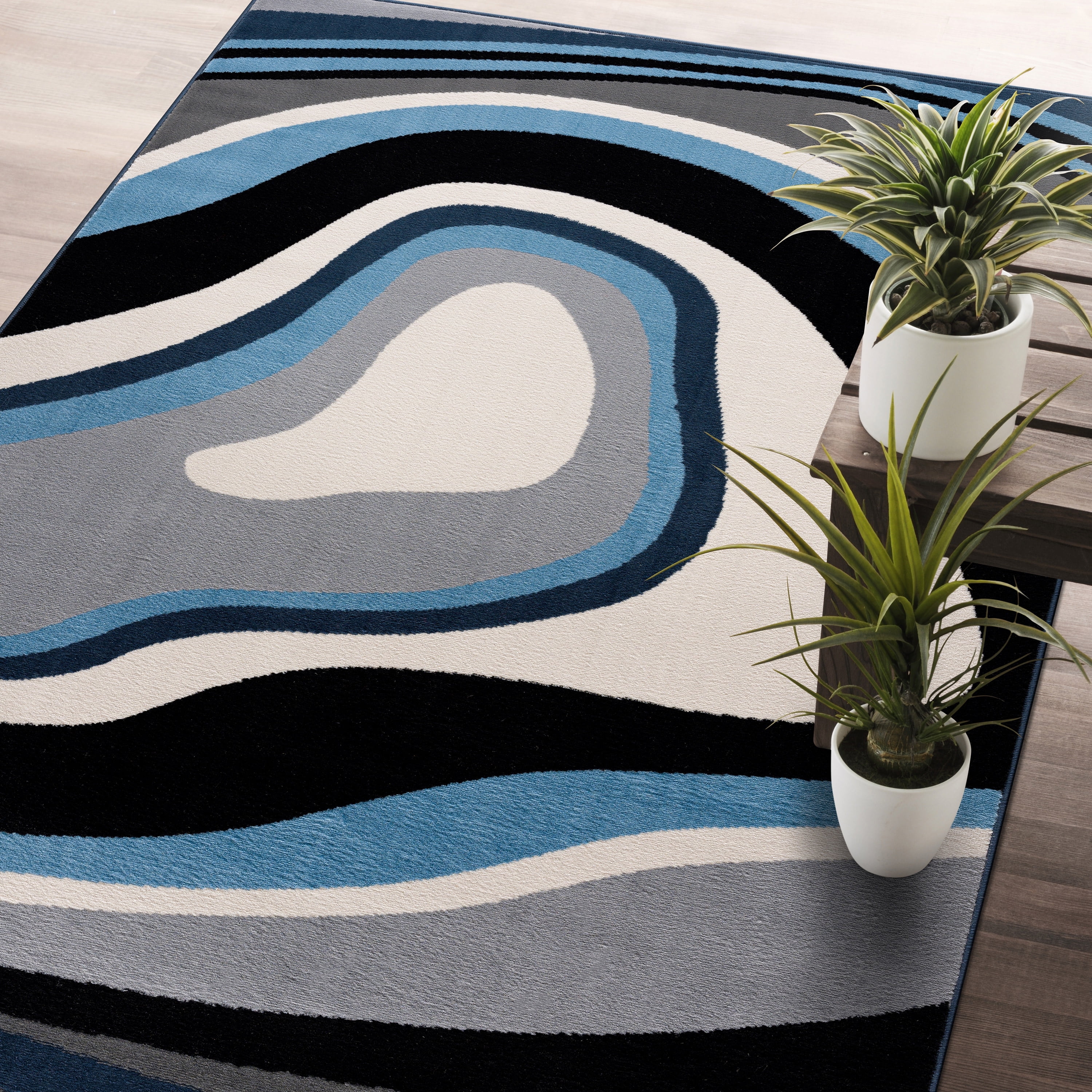 Blue Big Rugs