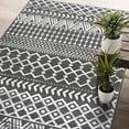 thumbnail image 1 of CAMILSON Crystal Dark Grey Area Rug 3'x5' Boho for Living Room Bedroom Dining Room Dark Grey / Cream Indoor Area Rugs, 1 of 9