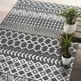 thumbnail image 1 of CAMILSON Crystal Dark Grey Area Rug 5'x7' Boho for Living Room Bedroom Dining Room Dark Grey / Cream Indoor Area Rugs, 1 of 9