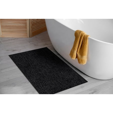 CAMILSON Easy Jute Rug Indoor Outdoor Farmhouse Area Rugs Dark Gray 2x3