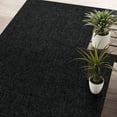 thumbnail image 1 of CAMILSON Easy Jute Rug Indoor Outdoor Farmhouse Area Rugs Dark Gray 4x6, 1 of 8