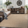 thumbnail image 1 of CAMILSON Easy Jute Rug Indoor Outdoor Farmhouse Area Rugs Granulated-Natural 8x10, 1 of 8