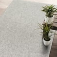 thumbnail image 1 of CAMILSON Easy Jute Rug Indoor Outdoor Farmhouse Area Rugs Gray 4x6, 1 of 9