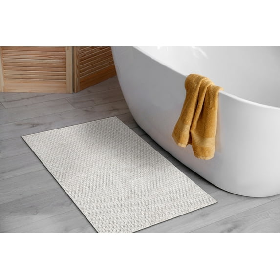 CAMILSON Easy Jute Rug Indoor Outdoor Farmhouse Area Rugs Off-white 2x3