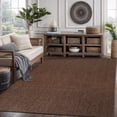 thumbnail image 1 of CAMILSON Granulated Non Shedding Easy-Cleaning Indoor Outdoor Easy Jute Rug Brown 6x9, 1 of 9