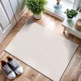 thumbnail image 1 of CAMILSON Herringbone Non Shedding Easy-Cleaning Indoor Outdoor Easy Jute Rug Bone 2x3, 1 of 8