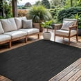thumbnail image 1 of CAMILSON Solid Washable Waterproof Outdoor Indoor Area Rug Dark Gray 10x14, 1 of 9