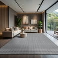 thumbnail image 1 of CAMILSON Ultra Soft High Pile Fluffy Non-Slip Indoor Area Rugs Gray 5x7, 1 of 9