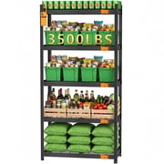 CAMMOO 5-Tier Metal Garage Storage Shelves, 36" W x 16" D x 72" H, Adjustable Metal Wire Shelves, 3500 lb Capacity