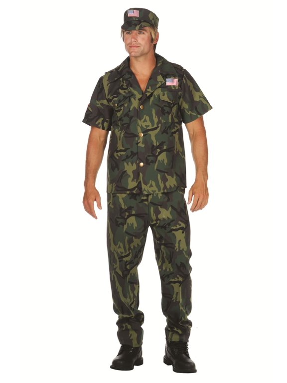 Men's Commando Camouflage Costume