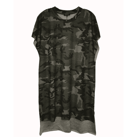 CAMO CUTOFF TEE