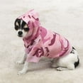 thumbnail image 1 of CAMO HOODIES for DOGS Camouflage Warm Dog Sweatshirts (Large Pink), 1 of 1
