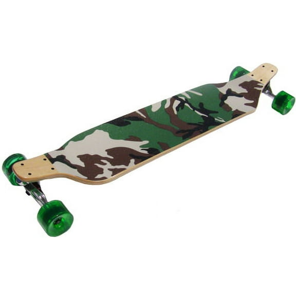 CAMO LOWRIDER CRUISER DROP DOWN Complete LONGBOARD 8x40