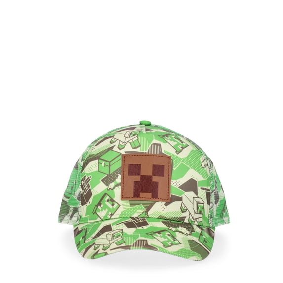 Minecraft Boys Snapback Baseball Hat, One Size Fits Most
