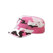 CAMO TWILL WASHED ARMY CAP - Pink Camo