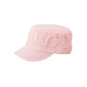 CAMO TWILL WASHED ARMY CAP - Pink