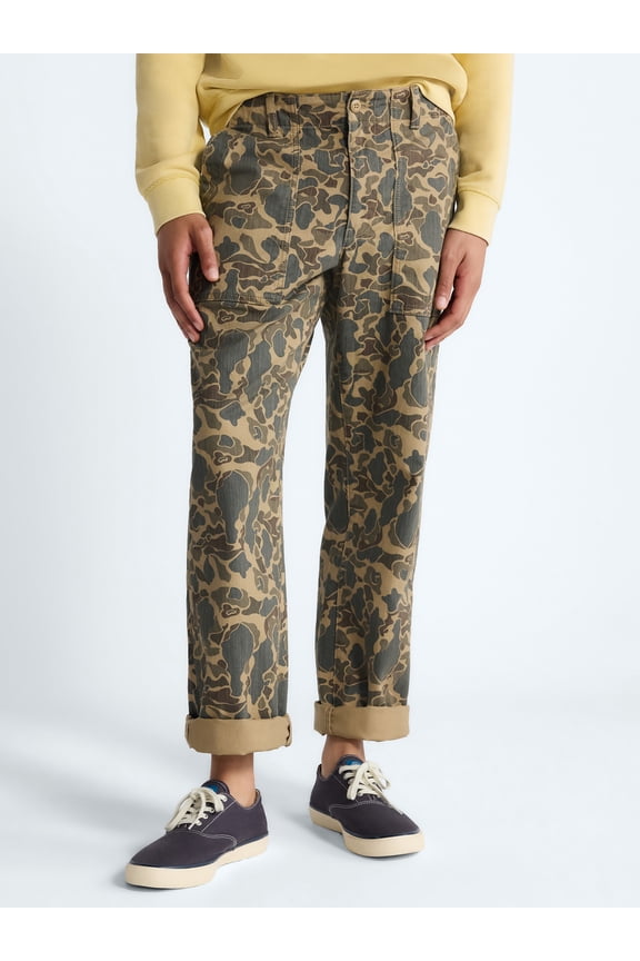 Men's Cotton Camo Utility Pants, Sizes 30-38