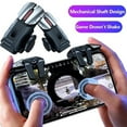 thumbnail image 1 of CAMOTUSE 1 Pair Six Finger Operation Mobile Game Trigger Controller Gamepad for Phone, 1 of 7