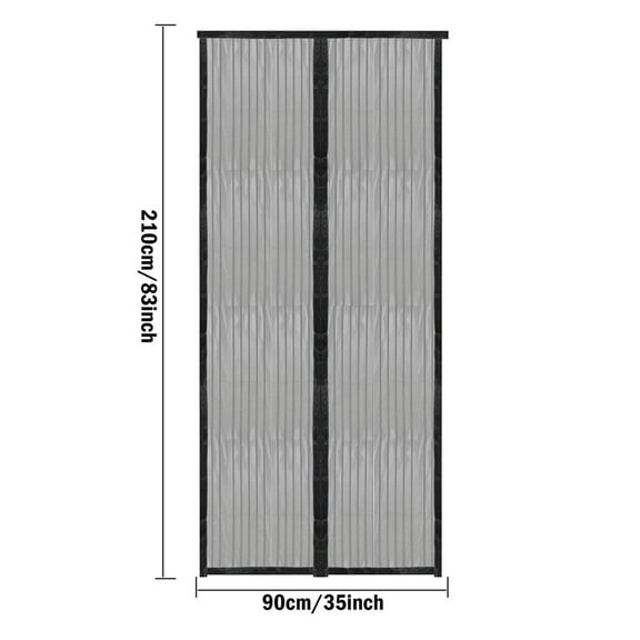 CAMOTUSE 35x82 Inch Magnetic Screen Door for Mosquitoes  Strong Magnet Edges, Easy to Install Mesh Curtain