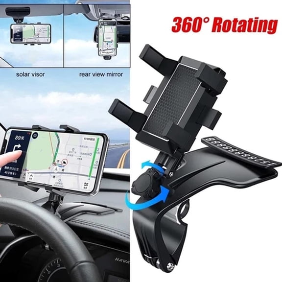 WIKCOVER 360° Universal Dashboard Mount Holder Car Stand for Mobile Cell Phone GPS