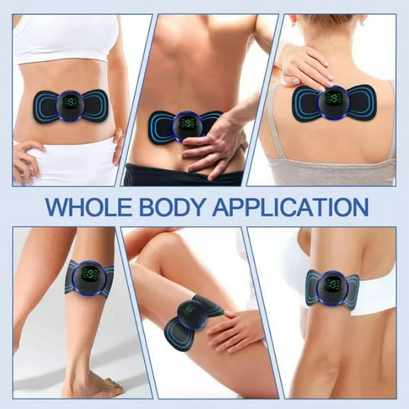CAMOTUSE 4-Pack Dual Unit Muscle Stimulator - Electric Pulse Massager for Pain Relief & Therapy - TENS EMS Therapy Device