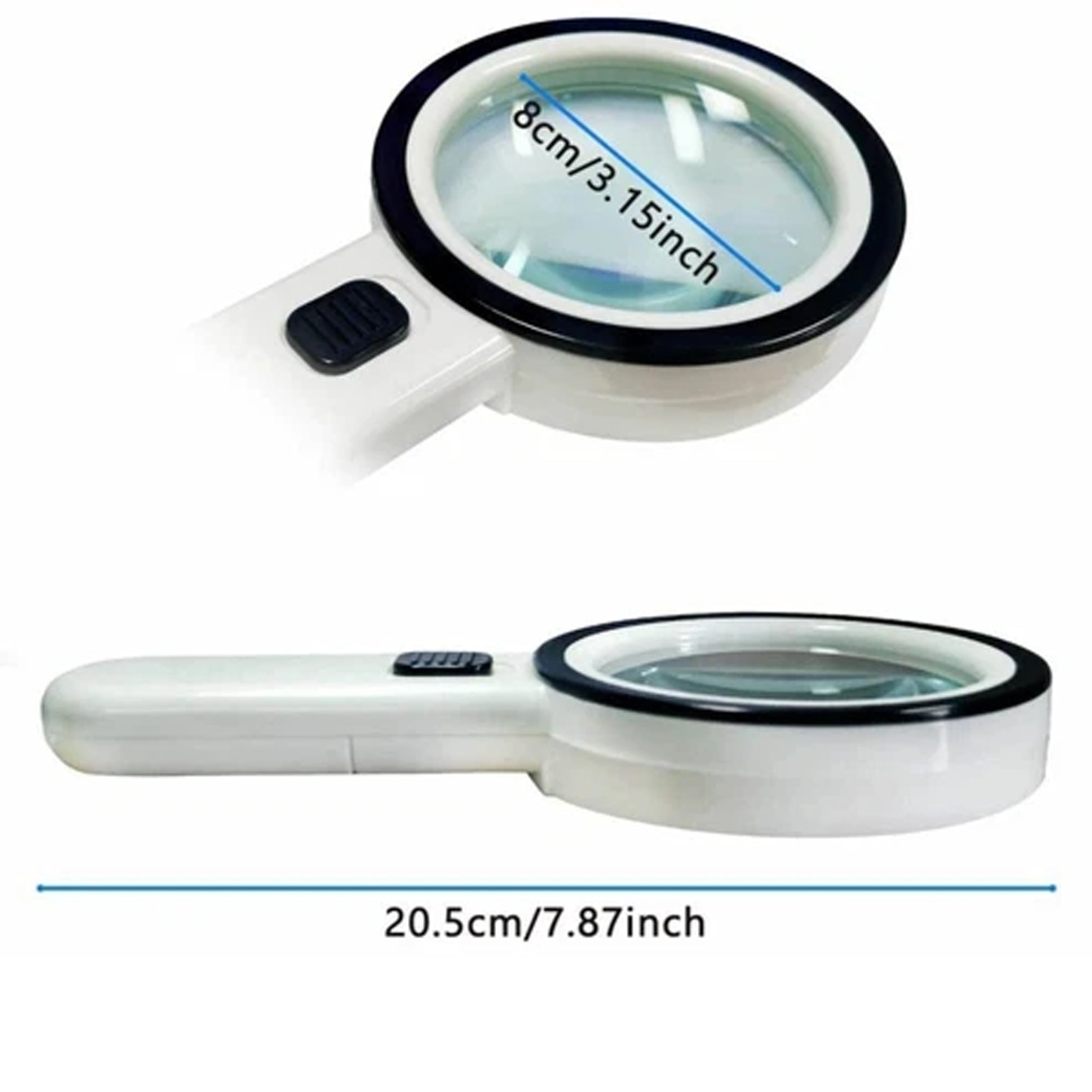 Handheld Magnifying Glass In Magnifying Glass - Foto 2