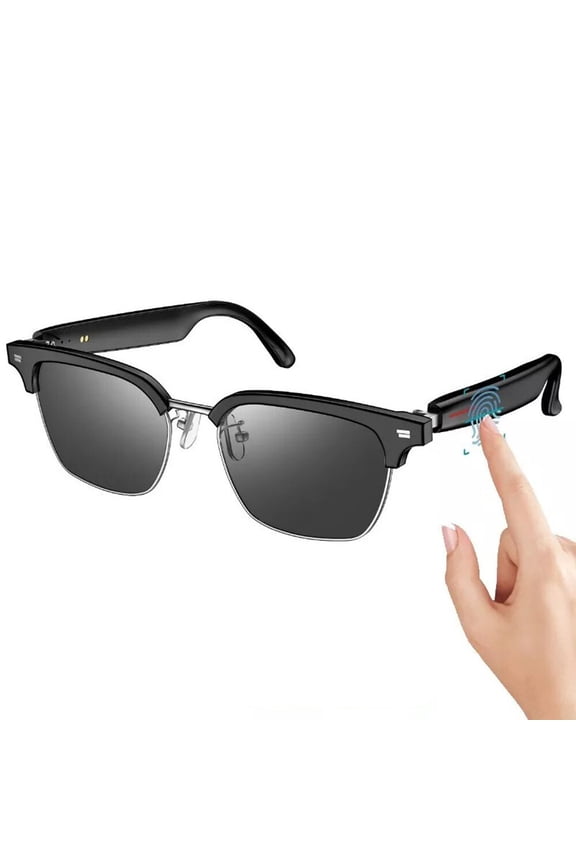 Smart Glasses Bluetooth Audio Glasses for Men Women with Dual Stereo Speakers, Open Ear Music &HD Calling