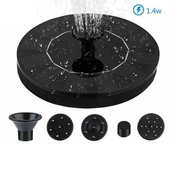 CAMOTUSE Solar Bird Bath Fountain Solar Fountain Pump Solar Outdoor Fountains